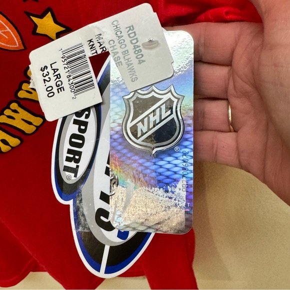 NWT Women’s Concepts Sports Chicago Blackhawks NHL Lightweight T-Shirt Size L - Picture 5 of 8